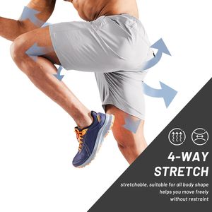 Custom <b>Men</b>’s Sports Running <b>Shorts</b> Quick Dry Breathable Zipper Pocket Elastic Waist Workout <b>Shorts</b> OEM Bulk Wholesale - Product Image 4