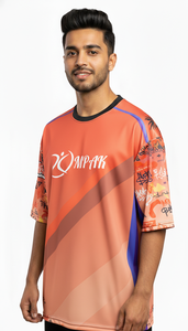 Camiseta Premium de Gran Tamaño para Hombre, Estilo Urbano, Sublimada, de Poliéster/Algodón, Corte Regular, Informal, Moderna, de Secado Rápido y Transpirable - Product Image 4