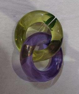 Chaîne de maillons en résine en forme de cercle pour la décoration intérieure. Chaînes en résine personnalisables, variété de couleurs pour la décoration de la maison au prix le plus bas. - Product Image 2