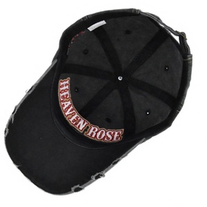 Gorra de Béisbol Vintage de Algodón Lavado con Efecto Desgastado, Bordado 3D, Ajustable, Unisex, Estilo Urbano, Venta al Por Mayor, OEM, Multicolor - Product Image 3