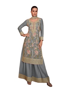 ชุดสلوارคามีซปักลายดอกไม้พรีเมียม ทรงเข้ารูปสำหรับฤดูหนาว เหมาะสำหรับงานปาร์ตี้ งานเทศกาล งานแต่งงาน ดีไซน์ทันสมัยสไตล์ชาติพันธุ์ล่าสุด - Product Image 3