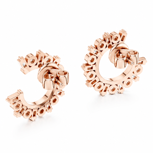 14K <b>Rose</b> <b>Gold</b> Plate Moissanite Sparkling Jewelry for Women Brilliant Round Cut Diamond <b>Stud</b> <b>Earrings</b> - Product Image 4
