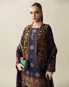 Vestidos Casuales de Primera Calidad para Mujeres Pakistaníes e Indias, Nuevas Llegadas 2026, Salwar Kameez, Vestidos de Tela Lawn, ODM 2050 - Product Image 6