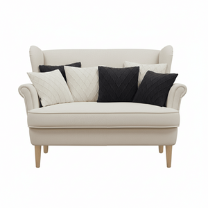 SOGA 6-Piece 45cm <b>Pillow</b> and Cushion Covers Set <b>Navy</b> Blue Diamond Knit and Cream Cable Knit 3 of Each Color - Product Image 1