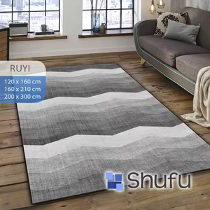 Alfombras de Poliéster con Patrón Abstracto Shufu al por Mayor - Ecológicas, de Primera Calidad, Fáciles de Cuidar, Antideslizantes, Diseño Moderno - Product Image 2