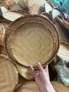 Cesta Redonda de Bambú Tejida a Mano, Ecológica, para Secar Alimentos y Decoración/ Sra. Lima - Product Image 3