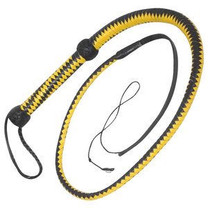 Látigo de Cuero Genuino con Mango Resistente y Diseño Flexible, Ideal para Entrenamiento, Práctica y Actividades al Aire Libre - Product Image 1