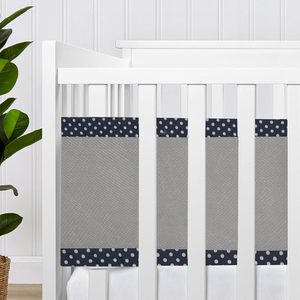 Protector de Cuna para Bebé, 100% Algodón Orgánico, Transpirable, de East Coast Corp - Product Image 4