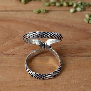 SHYAM JEWELRS Handmade Sterling Silver <b>Open</b> Band Arthritis <b>Ring</b> DIP/PIP Support Band Unisex Luxury Statement Jewelry - Product Image 1