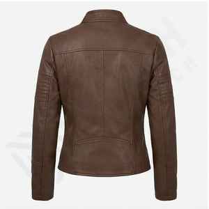 Vestes en cuir véritable pour femmes de haute qualité, tricotées, respirantes, tailles personnalisables, veste en cuir pour femmes - Product Image 2