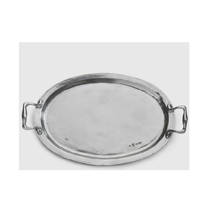 Bandeja de Servicio Metálica Funcional para el Hogar, Comedor, Fiestas, Desayuno, Té, Café, Bocadillos, Postres, Dulces, Comidas y Refrescos - Product Image 3