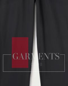 Men <b>Drawstring</b> <b>Trousers</b> Cotton Twill Casual Pants Custom Slim Fit Smart Casual Pants - Product Image 5