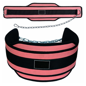 Customized Strong Dip <b>Belt</b> with Chain for Weight Lifting Strength Training Professional Protection Eco-Friendly Workout Fitness - Product Image 6