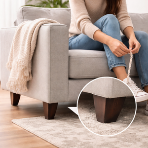 Premium Solid Wood Curved Furniture Feet Customizable Short Wooden <b>Sofa</b> <b>Legs</b> <b>Replacement</b> Parts <b>For</b> Modern Couch - Product Image 6
