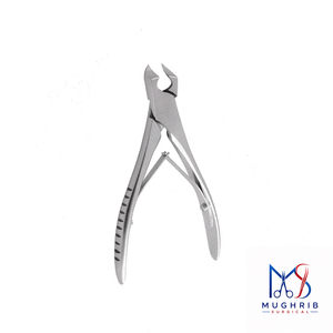 Coupe-ongles Swada en forme de demi-lune, en acier inoxydable, à double ressort, finition mate, ouverture large, durable - Product Image 1