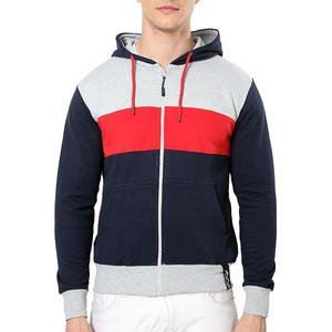 Sweat à capuche zippé pour homme de qualité supérieure, 100% coton, hiver, impression personnalisée OEM/ODM, MOQ, livraison rapide, service mondial - Product Image 1