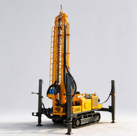 Machine de forage de puits 330m sur chenilles hydraulique pour l'approvisionnement en eau