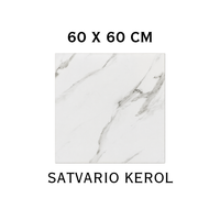 Carreaux de sol en céramique imprimés numériquement 600x600mm, surface mate, couleur blanche, pour villa moderne