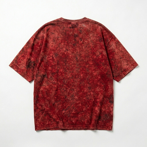 Camiseta de Hombre con Lavado Ácido, Algodón Pesado, Estilo Vintage, Oversize, Moda Urbana, Relajada, Casual, Uso Diario, Fabricante Mayorista - Product Image 5