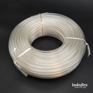 INDOFLEX Tuyau et tube transparent en PVC flexible non toxique de 6 mm pour le transfert d'eau et de produits chimiques légers - Product Image 1