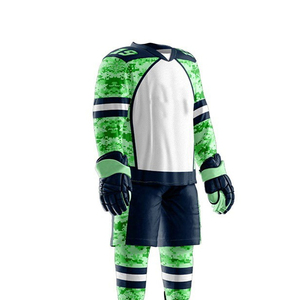 <b>Cheap</b> Rate Men Ice Hockey Uniform <b>Sets</b> Breathable Printed Custom Logo Comfortable High Quality Eco-Friendly Polyester - Product Image 6