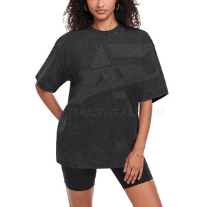 Camiseta Ligera para Mujer, Talla Adulto, Lavado Ácido, Tela Transpirable, Camiseta Casual para Uso Diario - Product Image 3