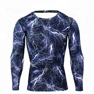 Camisetas de Compresión Personalizadas para Entrenamiento Deportivo, Fitness y Culturismo Unisex, Protección UV UPF50+, Transpirables y Ecológicas - Product Image 1