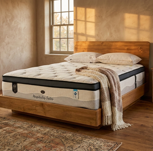 Vienna Solid Teak Wood Platform <b>Bed</b> <b>Frame</b> Natural Finish Modern Minimalist Design Eco-Friendly Durable <b>Queen</b>/King <b>Size</b> - Product Image 1
