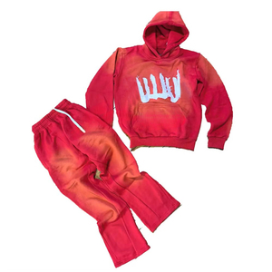 Wholesale Custom Gym <b>Tracksuit</b> Durable Construction Athletic Sweat Suit Low MOQ Custom Screen Printed <b>Men</b> <b>Tracksuit</b> Factory - Product Image 1