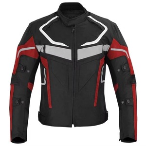 เสื้อแจ็คเก็ตมอเตอร์ไซค์ CE Armor ป้องกันเต็มตัว กันลม สีสันตัดกัน สำหรับผู้ชาย - Product Image 1