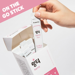 LINGTEA Bebida Electrolítica Original para Hidratación, Sabor Durazno, en Polvo, 11.4g (40kcal)*10, Certificado GMP, Vitamina C, Hecho en Corea - Product Image 4