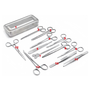 Ensemble d'instruments chirurgicaux en acier inoxydable de dernière conception, réutilisables, de haute qualité, ciseaux à pansements Mayo Harrington par Blush Surgical - Product Image 3
