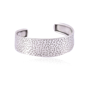 Fashion Bangle <b>Bracelets</b> with Elegant Plating <b>Cuff</b> <b>Bracelet</b> – Textured Open Kada, Modern Statement - Product Image 2