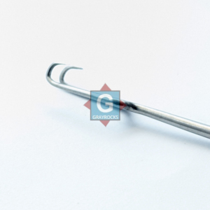 Instruments chirurgicaux manuels en acier inoxydable à double pointe affûtée de 6,25 pouces - Product Image 3