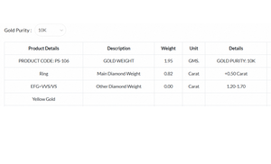 Bague solitaire en diamant CVD taille marquise 0,82 carat, plaqué or 10 carats, bijoux de luxe pour femme, cadeau de fiançailles et de mariage - Product Image 6