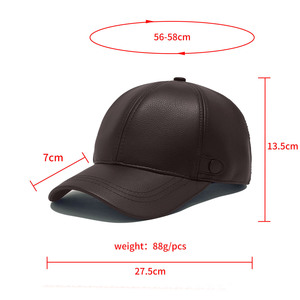 Boutique en ligne, personnalisation de casquettes de baseball, visières en cuir d'agneau pur et original, couvre-chefs faits à la main - Product Image 6
