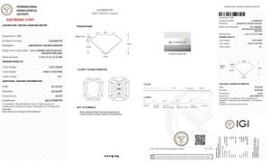 เพชร CVD ที่เพาะเลี้ยงในห้องปฏิบัติการ รูปทรงเรเดียนท์ 5.00 กะรัต สีชมพูสดใสแฟนซี ความสะอาดระดับ VS1 พร้อมใบรับรอง IGI สำหรับทำแหวนเครื่องประดับตามสั่ง - Product Image 2