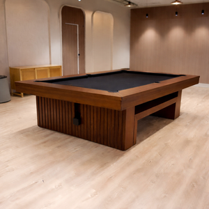 Doppio Tavolo Custom Durable High-Speed Felt Wrapped Synthetic Outsole English Pool Table for Indoor Use - Product Image 1