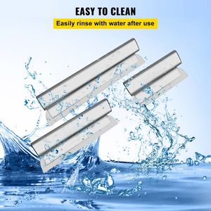 Set di Lame per Stuccatura in Acciaio Inossidabile Europeo da 10''+16''+24'' con Profilo in Alluminio per Lisciare e Raschiare - Product Image 6