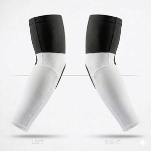 Manchon de bras de basketball sublimé sur mesure, léger, respirant, séchage rapide, haute qualité, vente en gros, unisexe, OEM - Product Image 4