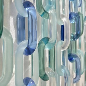 Chaîne en résine faite à la main, décoration décorative pour la maison, ornement suspendu, fournisseur en gros - Product Image 3