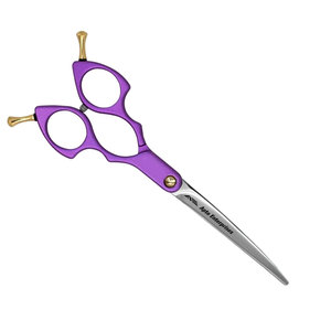 Professional Steel Pet Grooming <b>Scissors</b> in Purple Durable <b>Dog</b> and Cat Hair Cutting Shears with Adjustable Tension Screw - Product Image 5