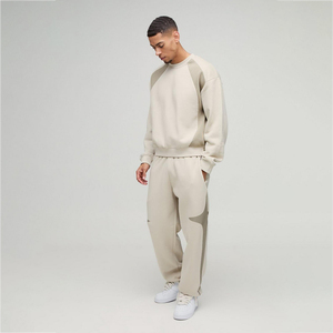 High Quality Hoodie <b>Tracksuits</b> Blank Oversize 100%Cotton <b>Tracksuit</b> Set Manufacturer Custom <b>Tracksuits</b> for Men - Product Image 1