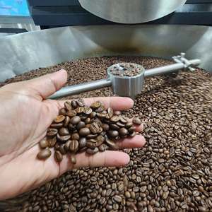 BLUE LOTUS FARM Medium Roast Robusta Whole Bean <b>Coffee</b> From Vietnam Sweet Taste Grade a Eco-Friendly Packaging Wholesale - Product Image 2