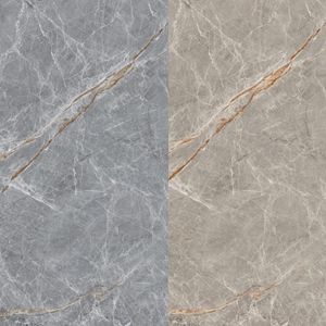 กระเบื้องบุผนังลายแกะสลักพอร์ซเลนกันน้ำขนาด 600x1200 มม. ผิวมันเงาหรูหราสำหรับตกแต่งภายในโครงการโรงแรมระดับพรีเมียม - Product Image 4