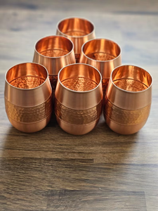 คอลเลคชั่นวินเทจ สินค้าใหม่ล่าสุด แก้วทองแดงแท้ ลายสลักแบบดั้งเดิม ขนาดสั่งทำได้ แก้วน้ำทองแดง ใช้สำหรับงานแต่งงาน ใส่ไวน์ได้ - Product Image 6