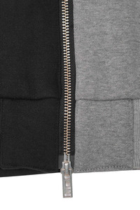 Best Quality Men Contrast Color <b>Cropped</b> <b>Zip</b> <b>Up</b> <b>Hoodie</b> With Reasonable Price Top Product Men Hoodies Pakistan Manufacture - Product Image 4