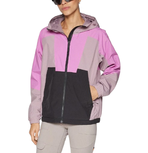 OEM Colorblock Women's Sportswear Windbreaker Jacket Windproof <b>Raincoat</b> Lightweight Hiking <b>Hooded</b> Active Jacket - Product Image 4