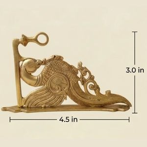 Porte-encens Dragon en Laiton Plaqué Or Fait Main de Qualité Supérieure, Sculpture Animale, Décoration d'Intérieur, Artisanat de Coulage - Product Image 5