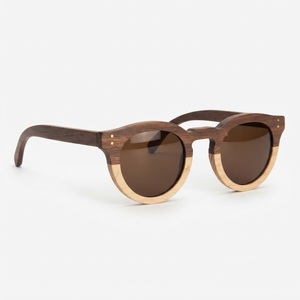 Custom Logo Handmade Wooden <b>Sunglasses</b> Polarized Men Women Vintage Walnut Bamboo Wood Eyeglasses Eco-Friendly Eyewear Low MOQ - Product Image 5